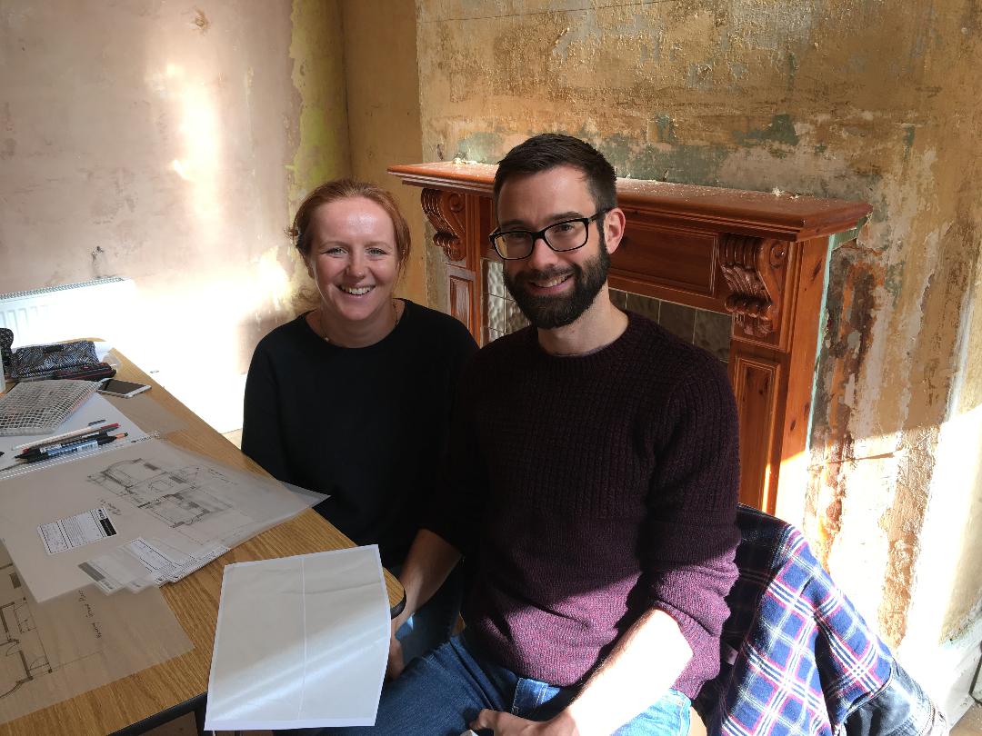 Kerry and Steven in their Chorlton Architect workshop